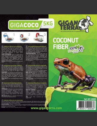 Brique de tourbe de coco 5kg