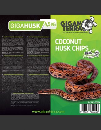 Brique d'éclat de coco 4,5kg